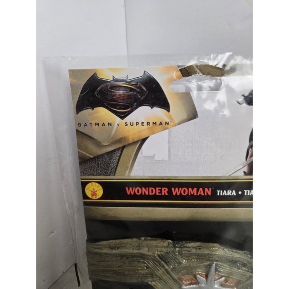Rubies Wonder Woman Tiara Headpiece One Size DC Batman v Superman Costume - Picture 2 of 10